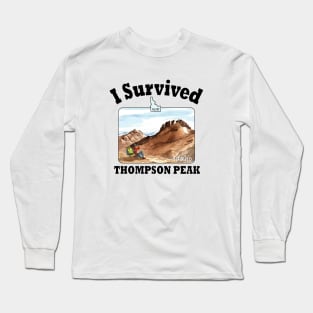 I Survived Thompson Peak, Idaho Long Sleeve T-Shirt